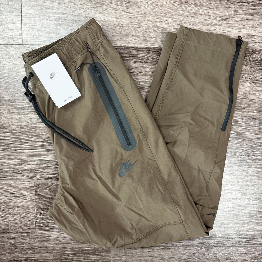 Nike Tech Woven Track Pants Baroque Brown Mens Small HM8241-212 NWT